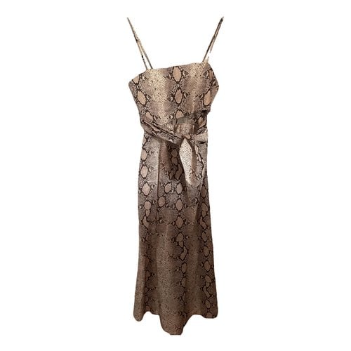 Pre-owned Zimmermann Linen Mid-length Dress In Other