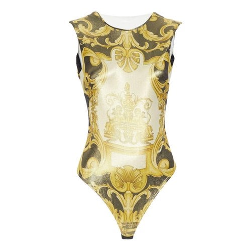 Pre-owned Versace Blouse In Gold