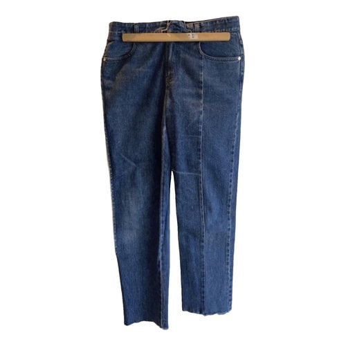 Pre-owned Stella Mccartney Straight Pants In Blue