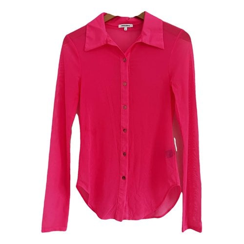 Pre-owned Priscavera Blouse In Pink