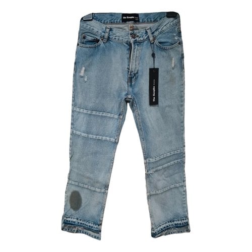 Pre-owned The Kooples Straight Jeans In Blue