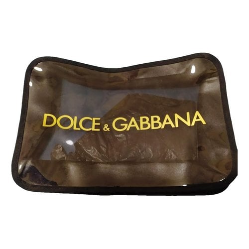 Pre-owned Dolce & Gabbana Clutch Bag In Grey