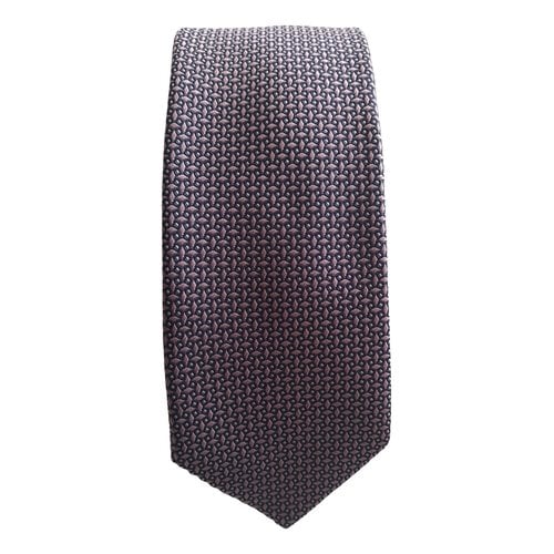 Pre-owned Tommy Hilfiger Silk Tie In Purple