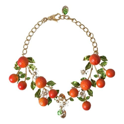 Pre-owned Dolce & Gabbana Necklace In Multicolour