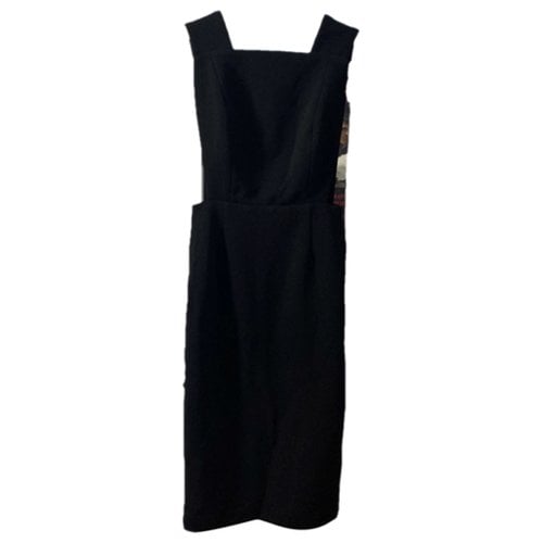 Pre-owned Aqaq Mid-length Dress In Black
