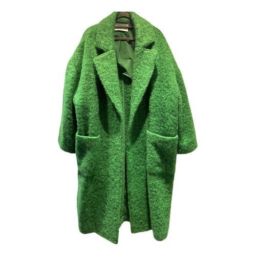 Pre-owned Raey Wool Coat In Green