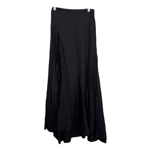 Pre-owned Jacquemus Le Souk Mid-length Skirt In Black