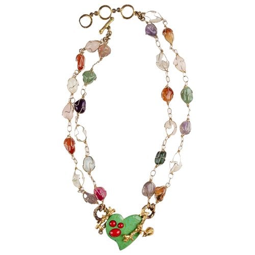 Pre-owned Christian Lacroix Necklace In Multicolour