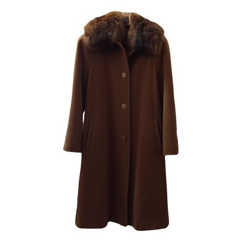 Pre-owned Italia Independent Cashmere Coat In Camel