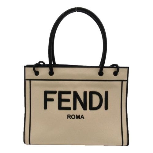 Pre-owned Fendi Cloth Tote In Pink