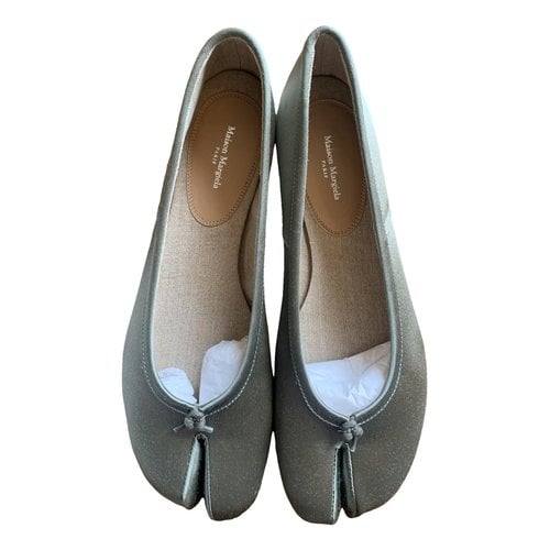 Pre-owned Maison Margiela Tabi Cloth Flats In Other