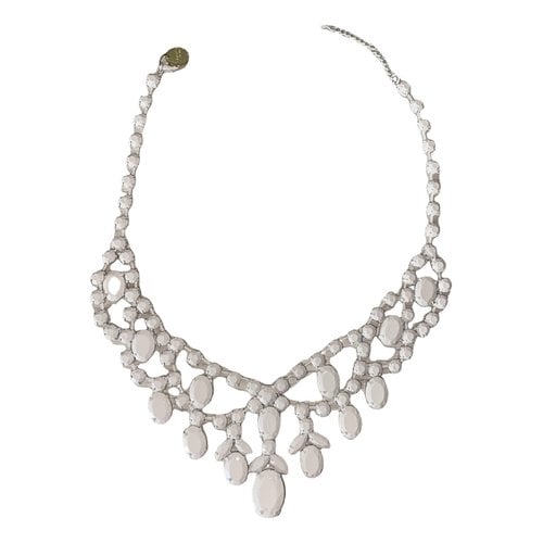 Pre-owned Maliparmi Necklace In White