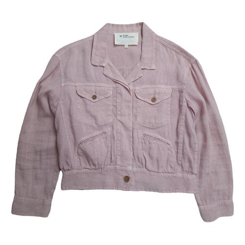Pre-owned Isabel Marant Étoile Linen Jacket In Pink