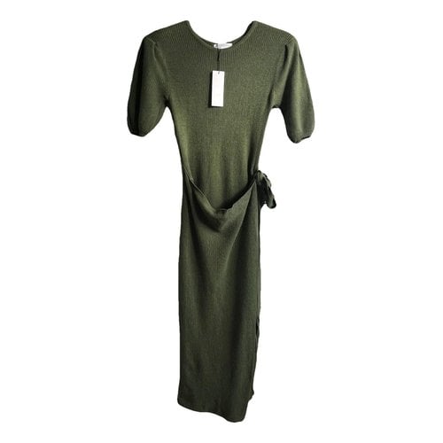 Pre-owned Never Fully Dressed Mid-length Dress In Green