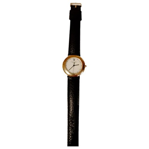 Pre-owned Chaumet Yellow Gold Watch In Ecru