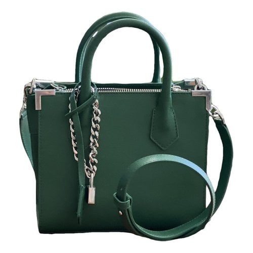 Pre-owned The Kooples Ming Leather Handbag In Green