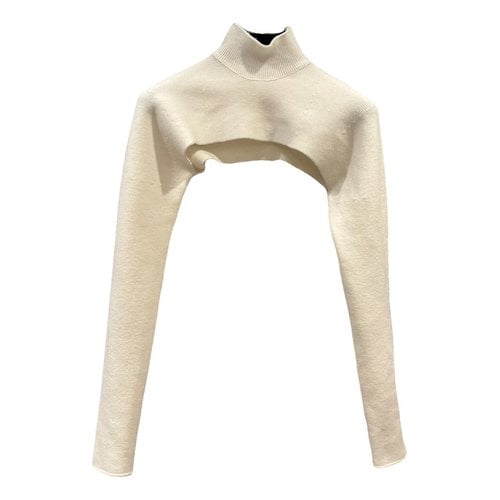 Pre-owned Tom Ford Wool Knitwear In White