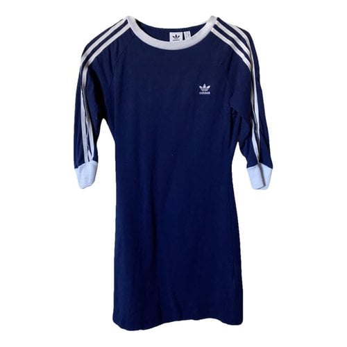 Pre-owned Adidas Originals Dress In Blue
