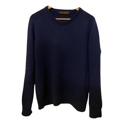 Pre-owned Louis Vuitton Cashmere Pull In Blue