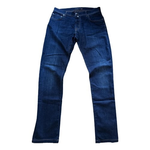 Pre-owned Corneliani Slim Jean In Blue