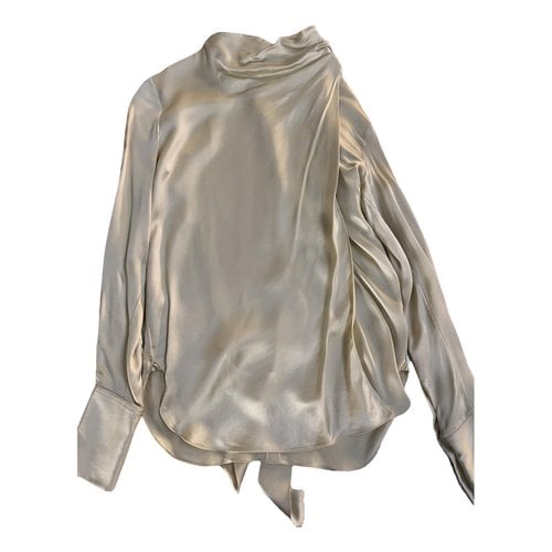 Pre-owned Celine Blouse In Gold