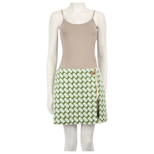Pre-owned Emilio Pucci Wool Skirt In Green