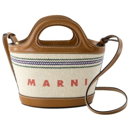 Pre-owned Marni Tropicalia Handbag In Beige