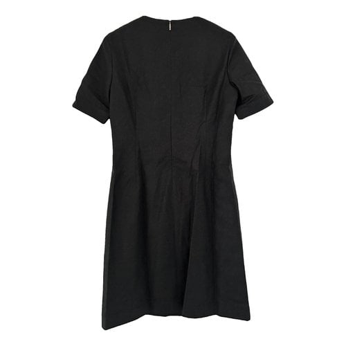 Pre-owned Strenesse Wool Mini Dress In Anthracite