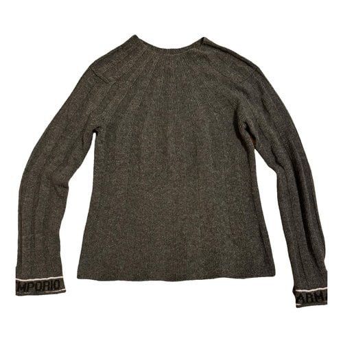 Pre-owned Emporio Armani Cashmere Sweatshirt In Grey