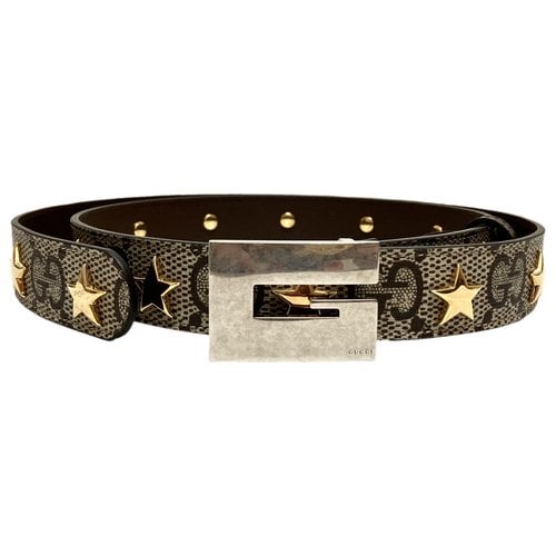 Pre-owned Gucci Leather Belt In Multicolour