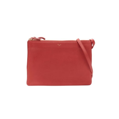 Pre-owned Celine Leather Bag In Red