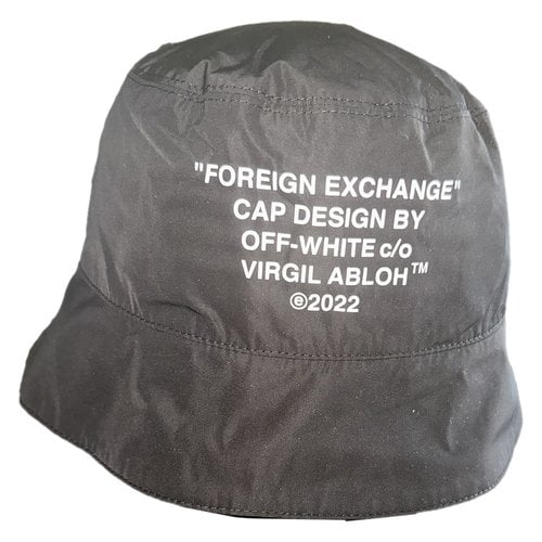 Pre-owned Off-white Hat In Black