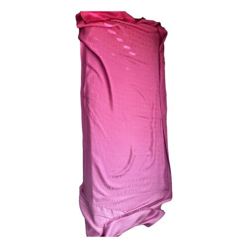 Pre-owned Bvlgari Scarf In Pink