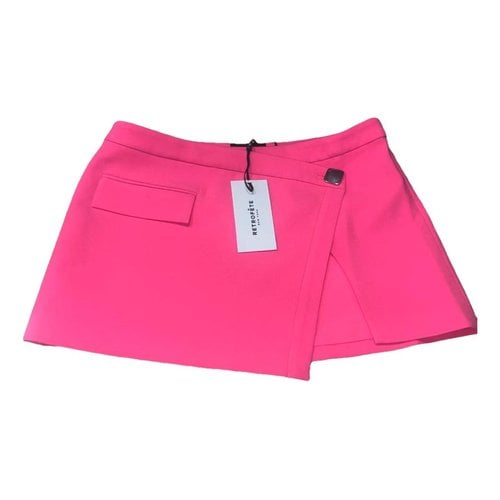 Pre-owned Retroféte Mini Skirt In Pink