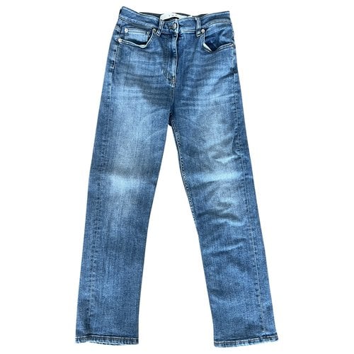 Pre-owned Iro Spring Summer 2020 Slim Jeans In Blue