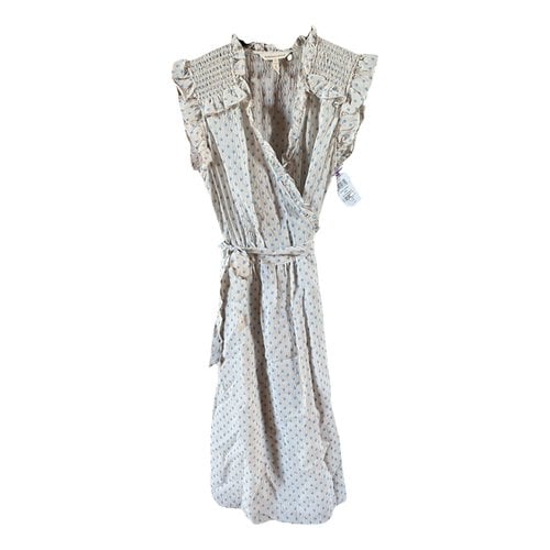 Pre-owned Rebecca Taylor Silk Mid-length Dress In White