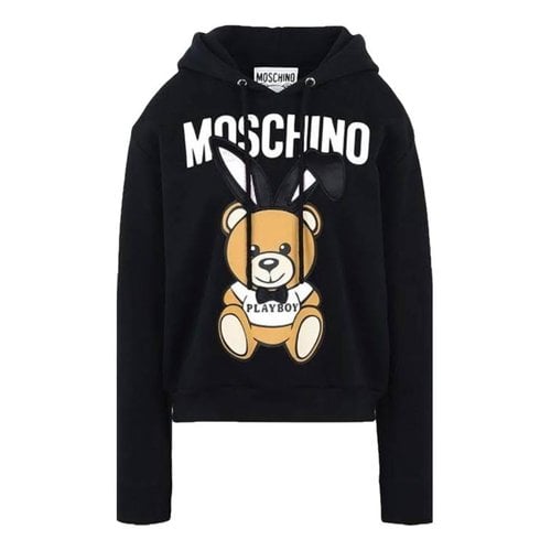 Pre-owned Moschino Sweatshirt In Black