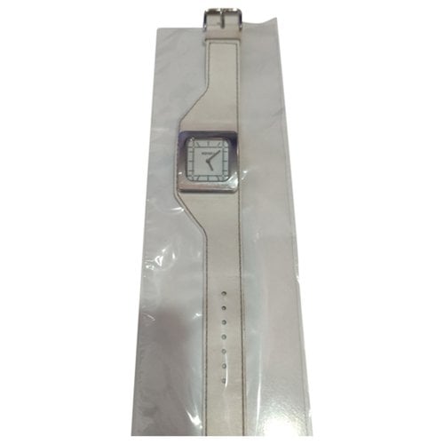 Pre-owned Kenzo Watch In White