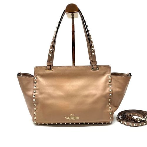 Pre-owned Valentino Garavani Rockstud Leather Handbag In Other