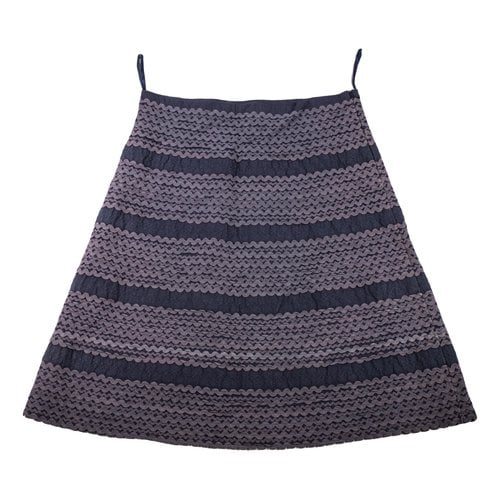 Pre-owned Max & Co Mini Skirt In Blue