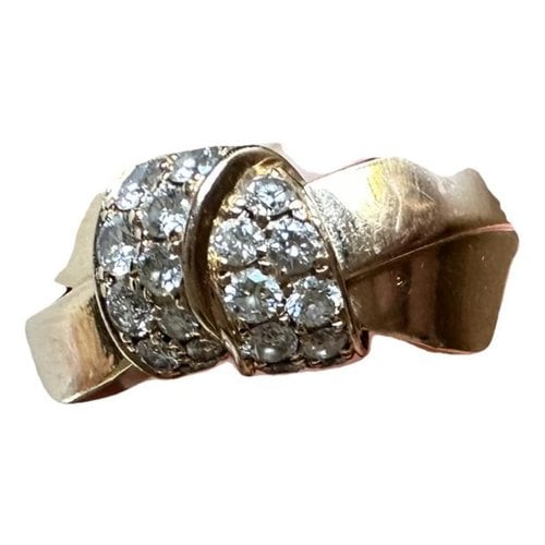 Pre-owned Chaumet Liens Pink Gold Ring
