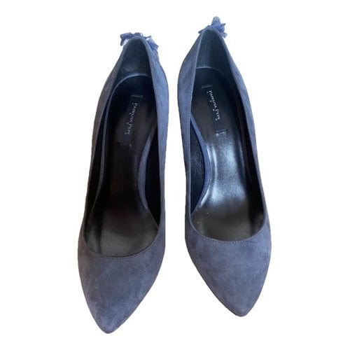 Pre-owned Patrizia Pepe Leather Heels In Grey