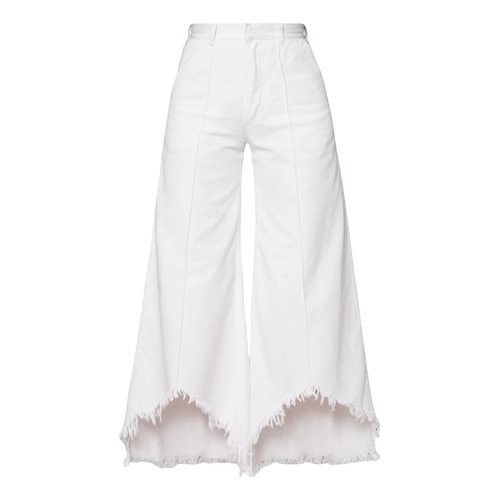 Pre-owned Ksenia Schnaider Large Pants In White