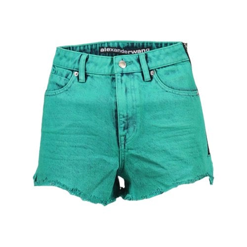 Pre-owned Alexander Wang Shorts In Green