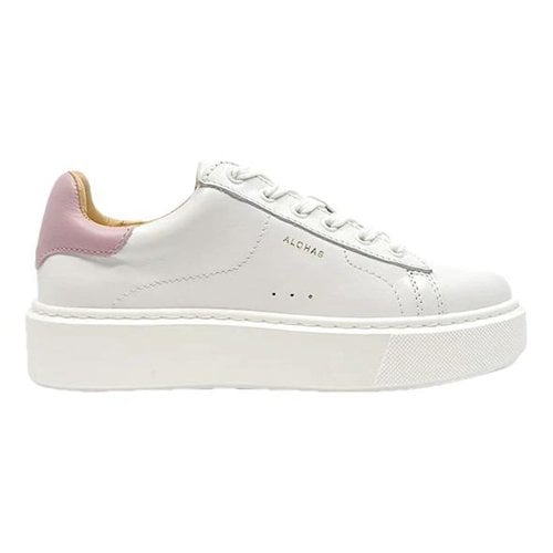 Pre-owned Alohas Leather Trainers In White