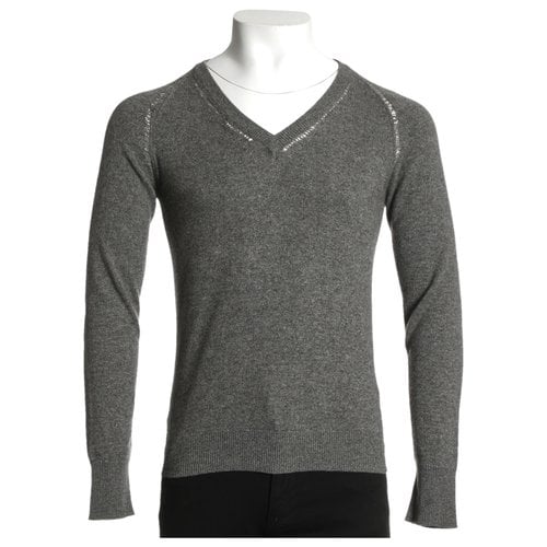 Pre-owned Dior Cashmere Pull In Grey
