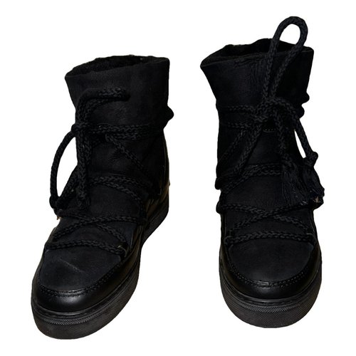 Pre-owned Inuikii Boots In Black