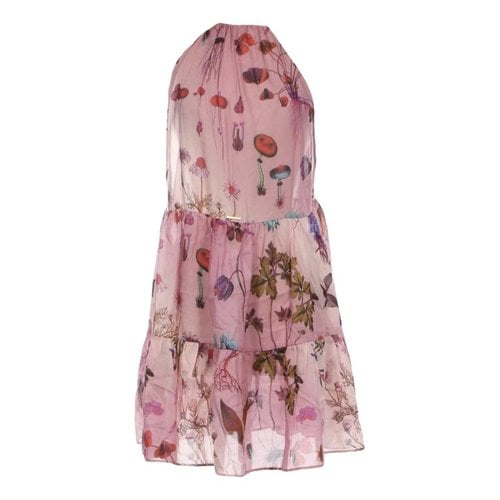 Pre-owned Stella Mccartney Silk Mini Dress In Multicolour