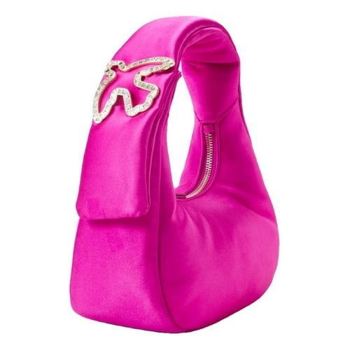 Pre-owned Pinko Silk Handbag In Pink