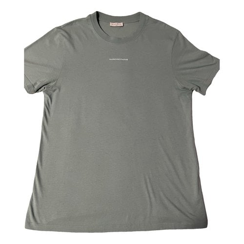 Pre-owned Sandro Spring Summer 2021 T-shirt In Green